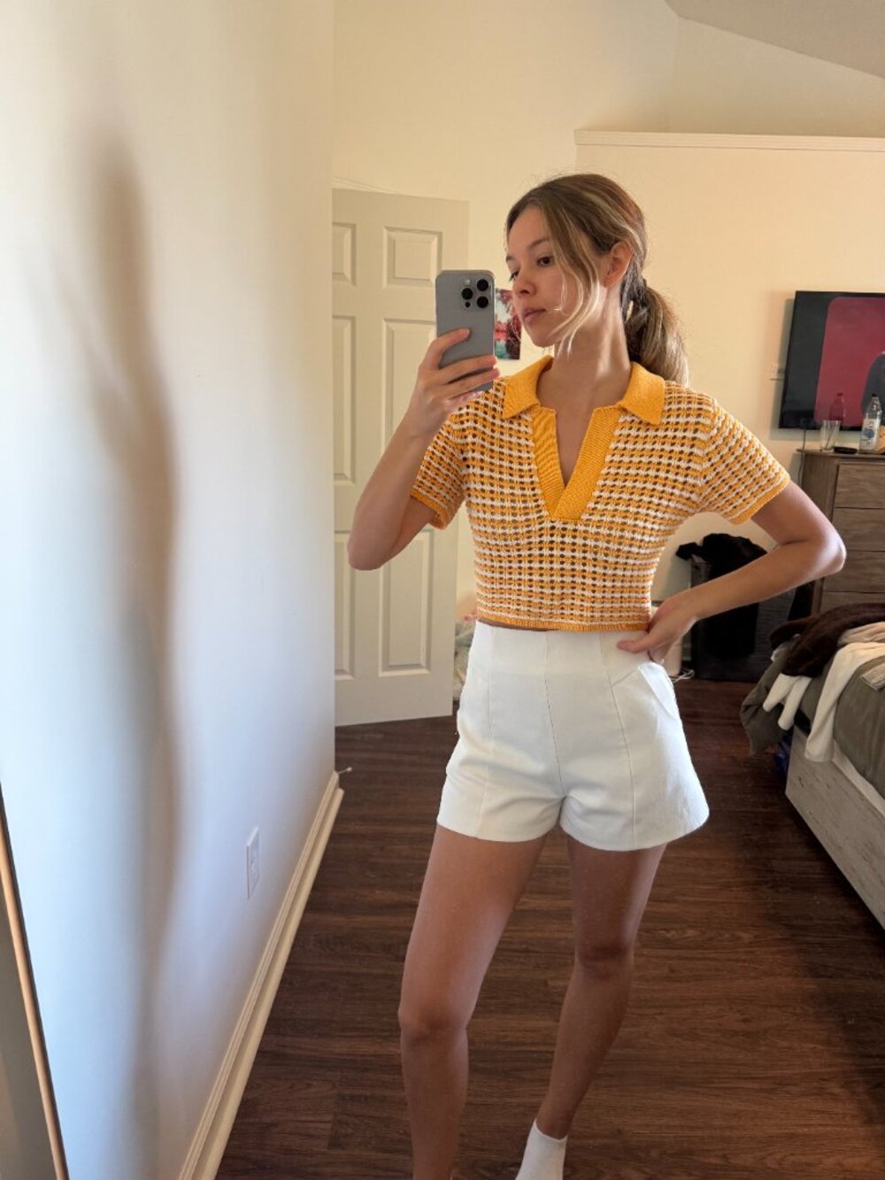 Derek Lam Merlin Polo Golden Orange